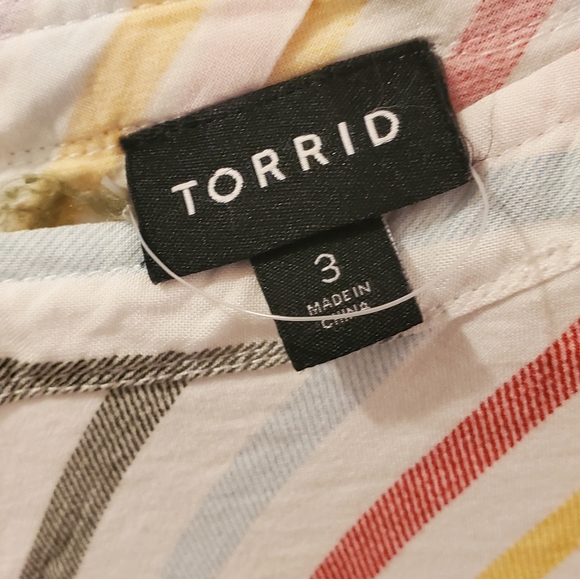 *Torrid Plus Size Fashion Top, Sz 3 - Picture 7 of 9